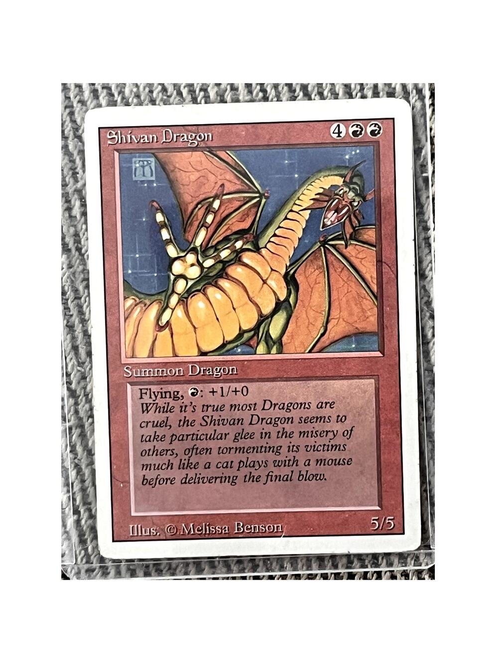 Shivan Dragon – 1994 Revised Edition – Magic: The Gathering